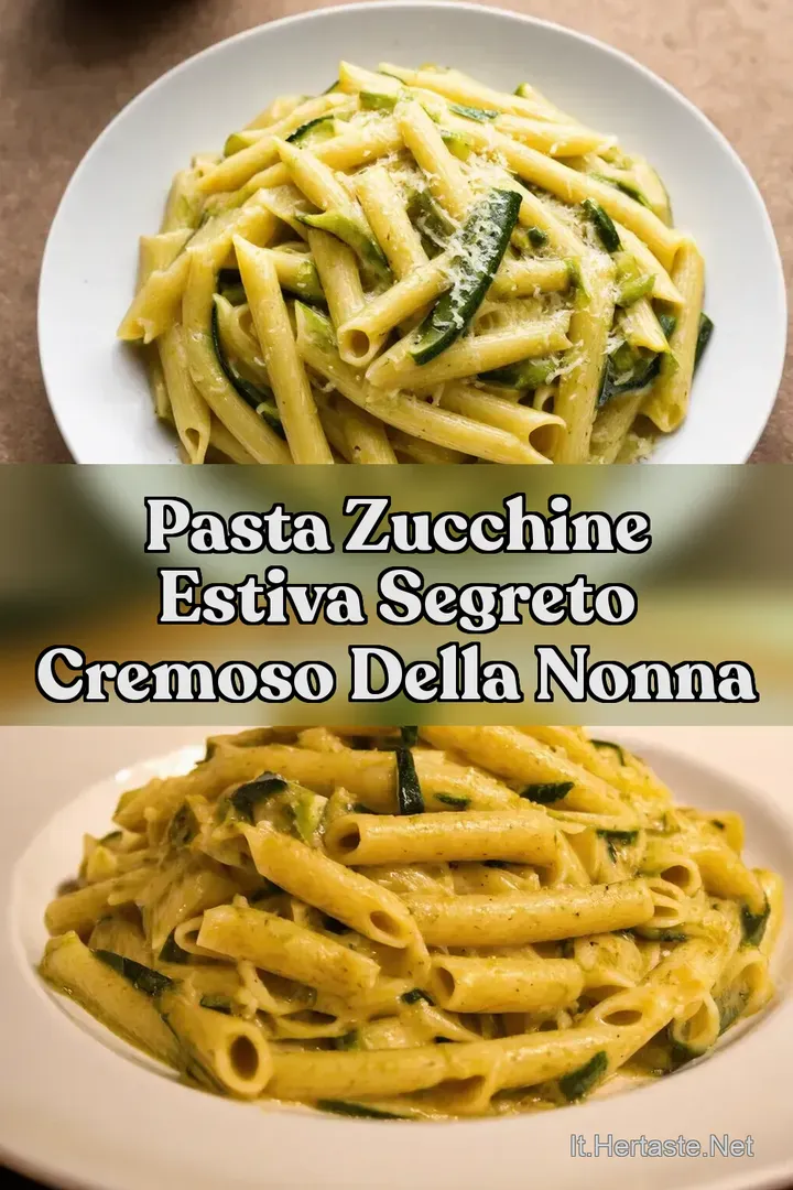 Pasta Zucchine Estiva Segreto Cremoso della Nonna