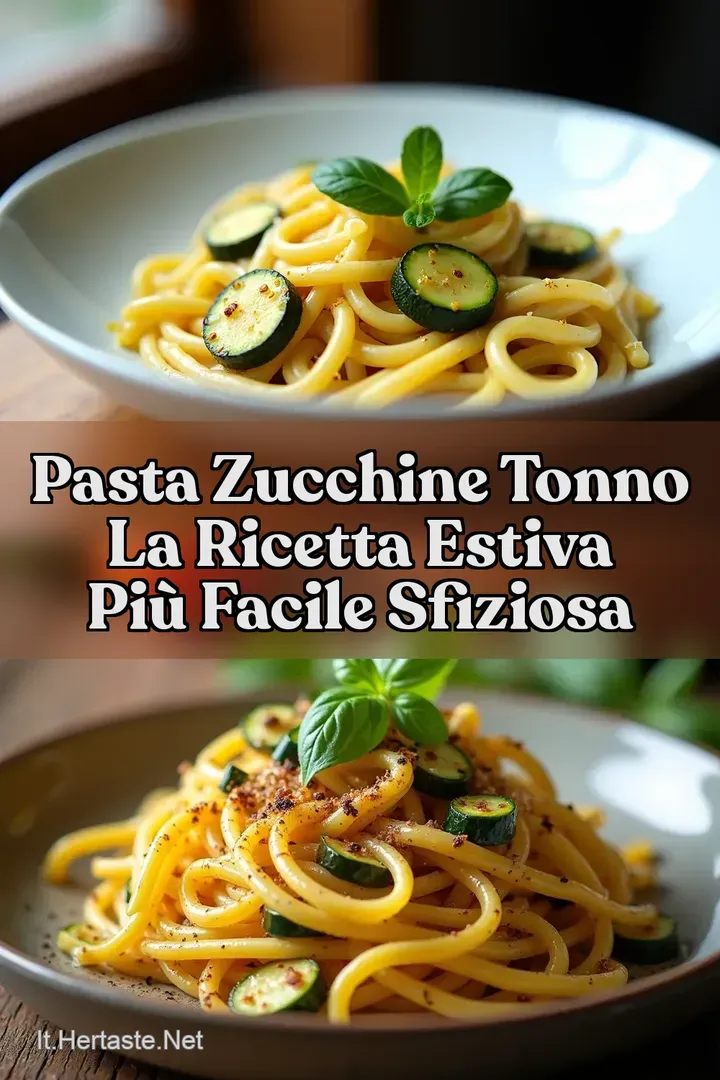 Pasta Zucchine Tonno La Ricetta Estiva Pi&ugrave; Facile Sfiziosa