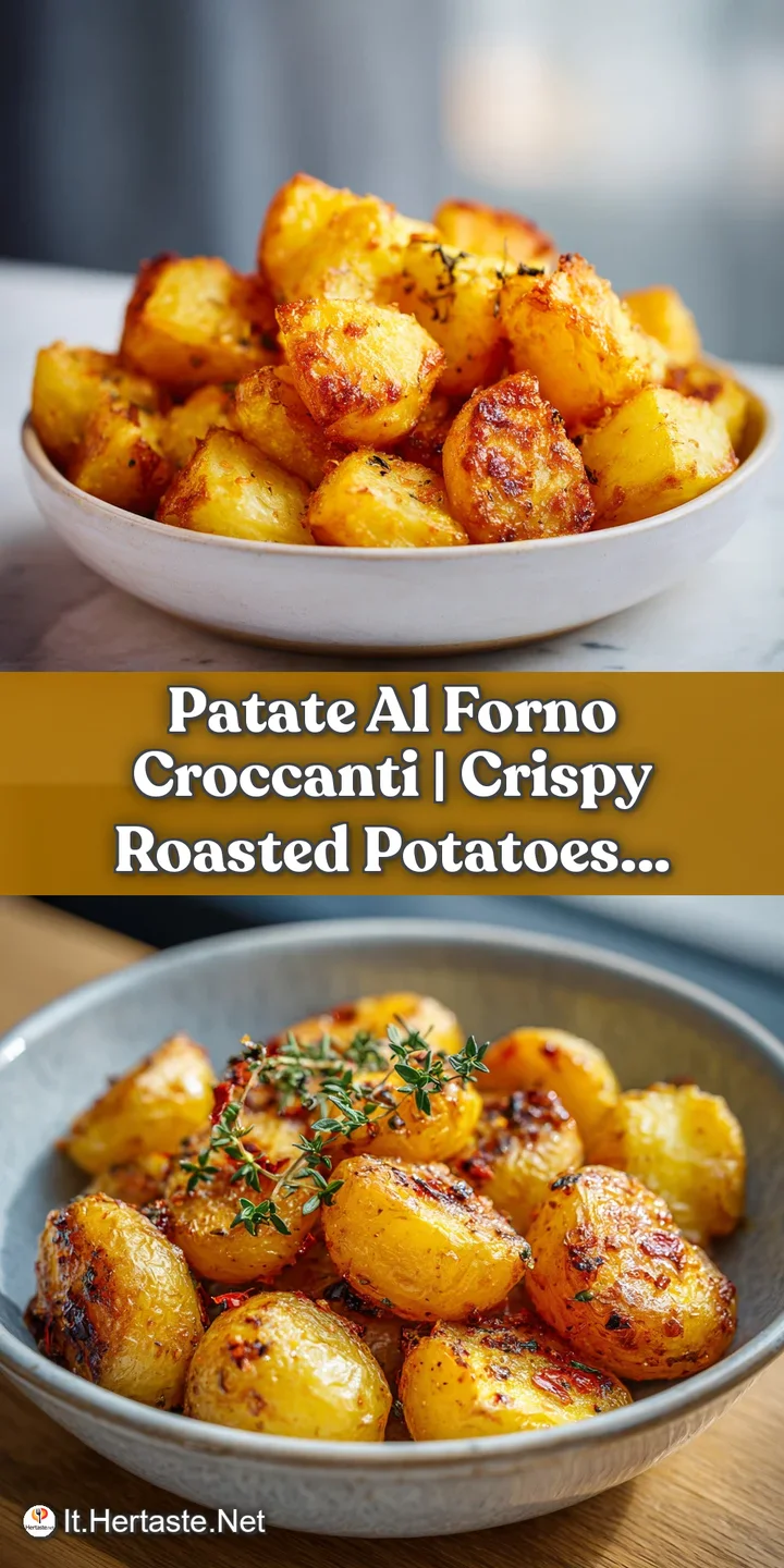 Close-up of a succulent, oven-roasted potato chunk with a golden, crackled crust and fluffy interior.