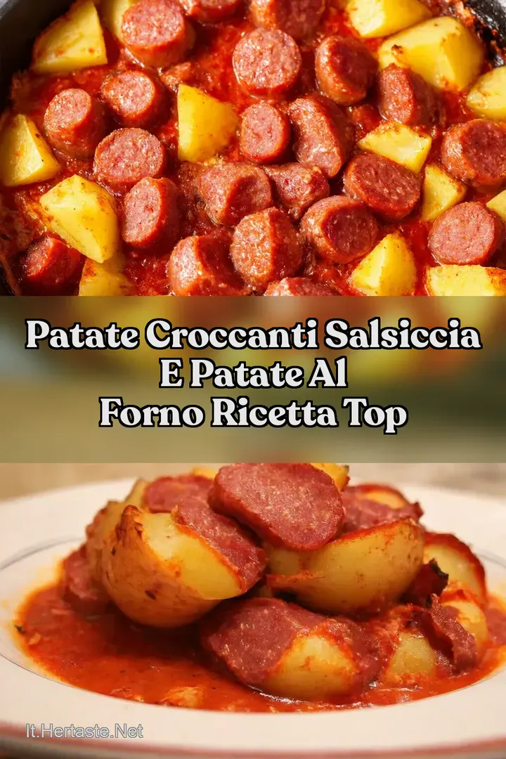 Patate Croccanti Salsiccia e Patate al Forno Ricetta Top