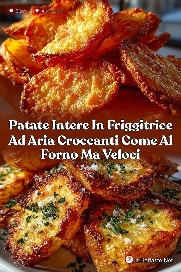 Patate Intere in Friggitrice ad Aria Croccanti Come al Forno Ma Veloci