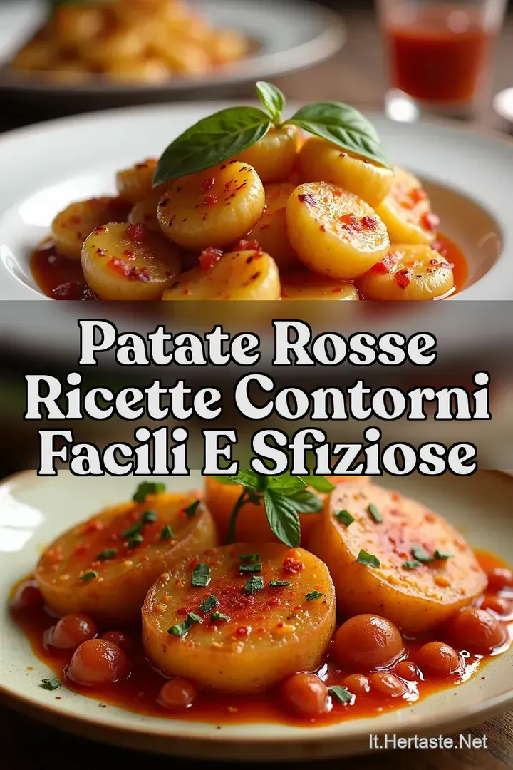 Patate Rosse Ricette Contorni Facili e Sfiziose