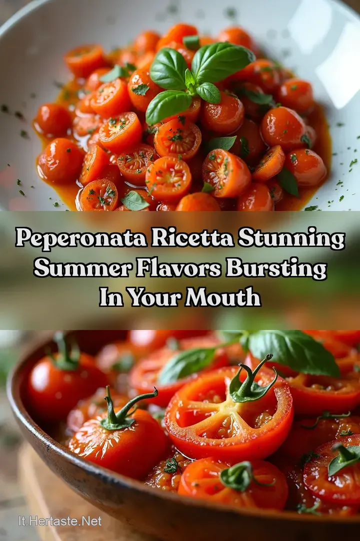 Peperonata Ricetta Stunning Summer Flavors Bursting in Your Mouth