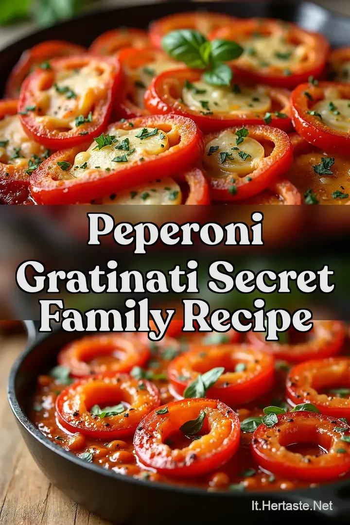 Peperoni Gratinati Secret Family Recipe