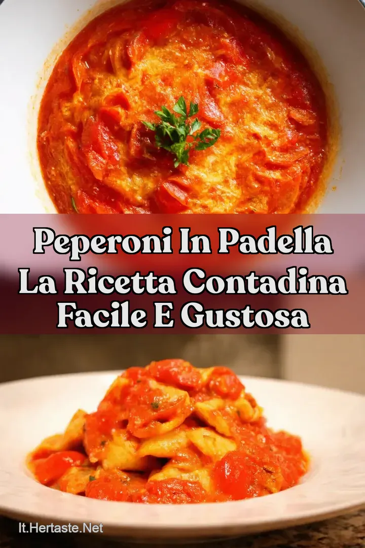 Peperoni in Padella La Ricetta Contadina Facile e Gustosa