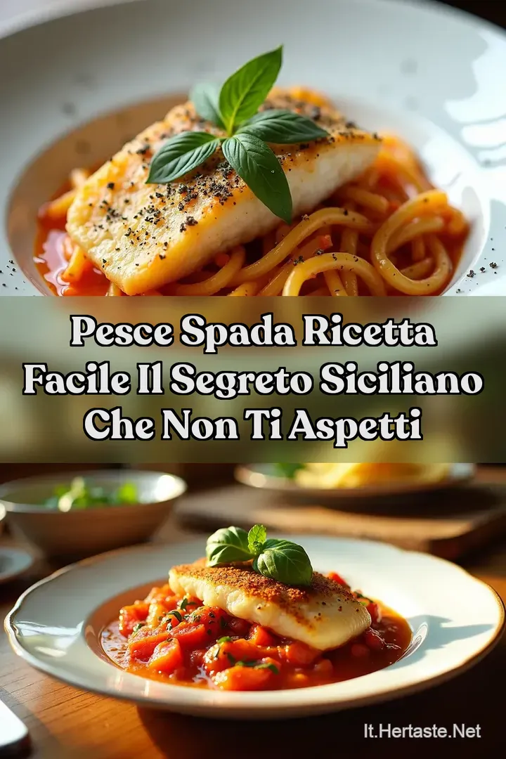 Pesce Spada ricetta facile Il Segreto Siciliano che non ti aspetti