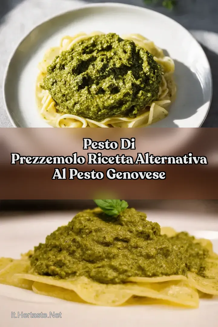 Pesto di Prezzemolo Ricetta Alternativa al Pesto Genovese