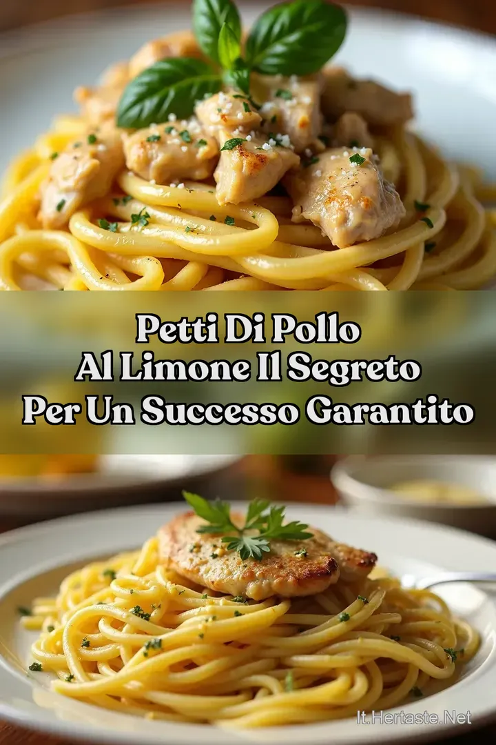 Petti di Pollo al Limone Il Segreto per un Successo Garantito