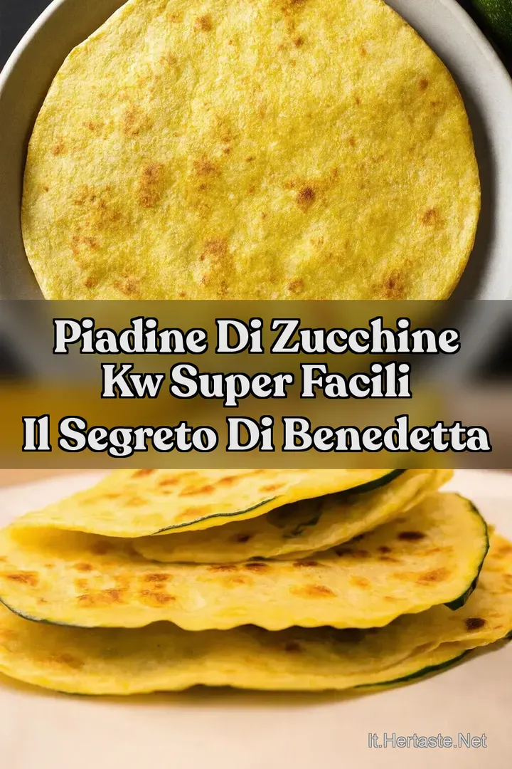 Piadine di Zucchine kw Super Facili Il Segreto di Benedetta