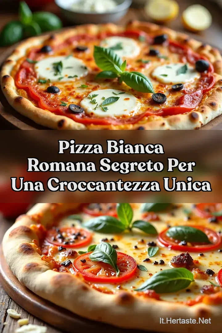 Pizza Bianca Romana Segreto per una Croccantezza Unica