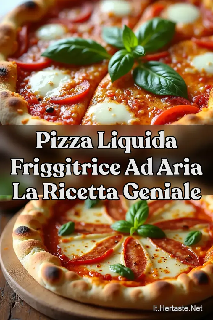Pizza Liquida Friggitrice ad Aria La Ricetta Geniale