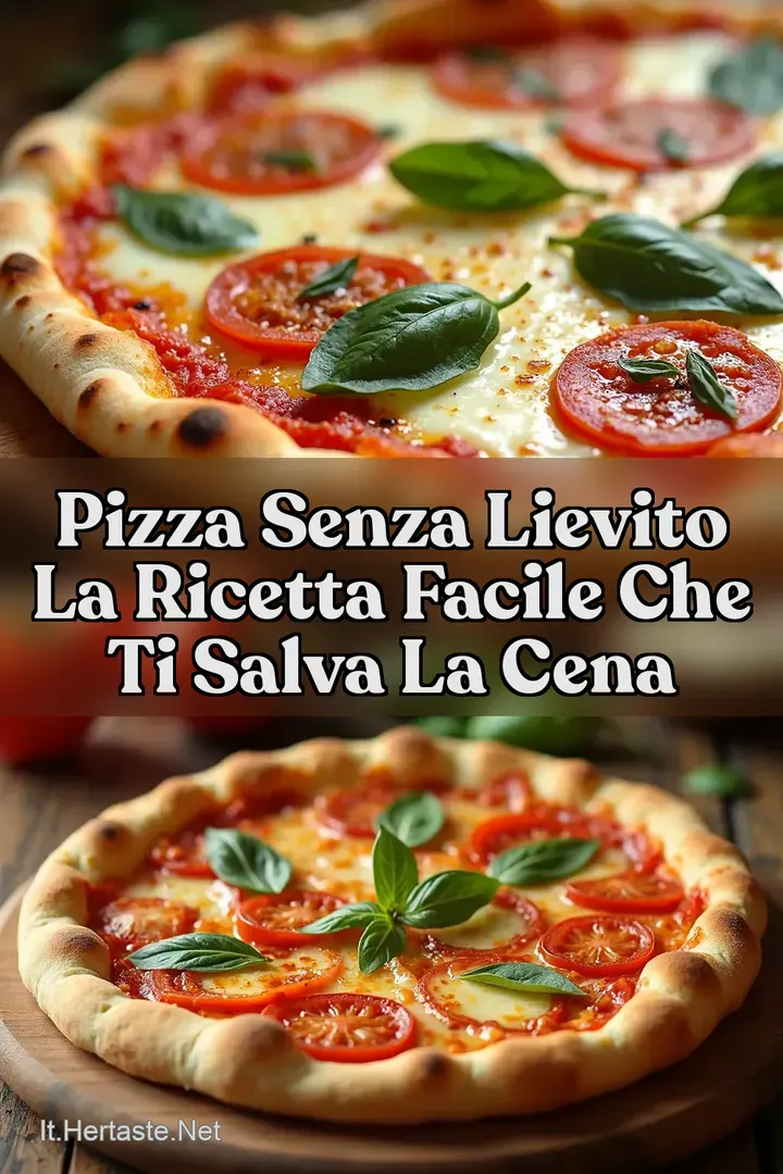 Pizza Senza Lievito La Ricetta Facile Che Ti Salva La Cena