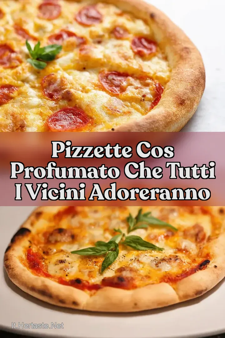 Pizzette COS PROFUMATO che tutti i vicini adoreranno