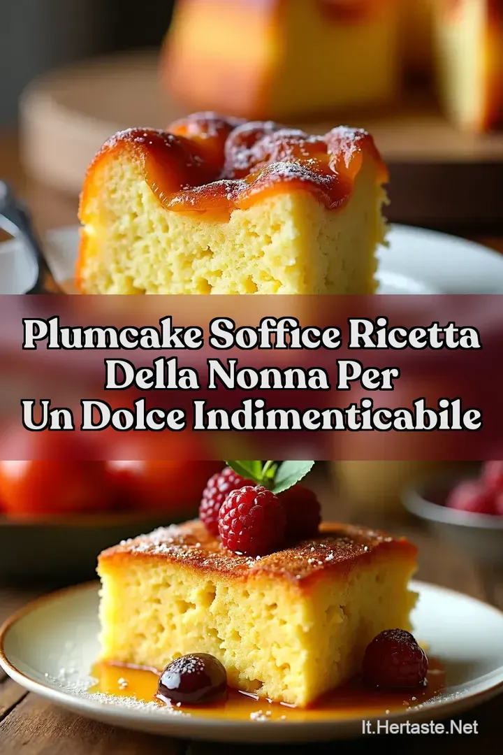 Plumcake Soffice Ricetta della Nonna per un Dolce Indimenticabile