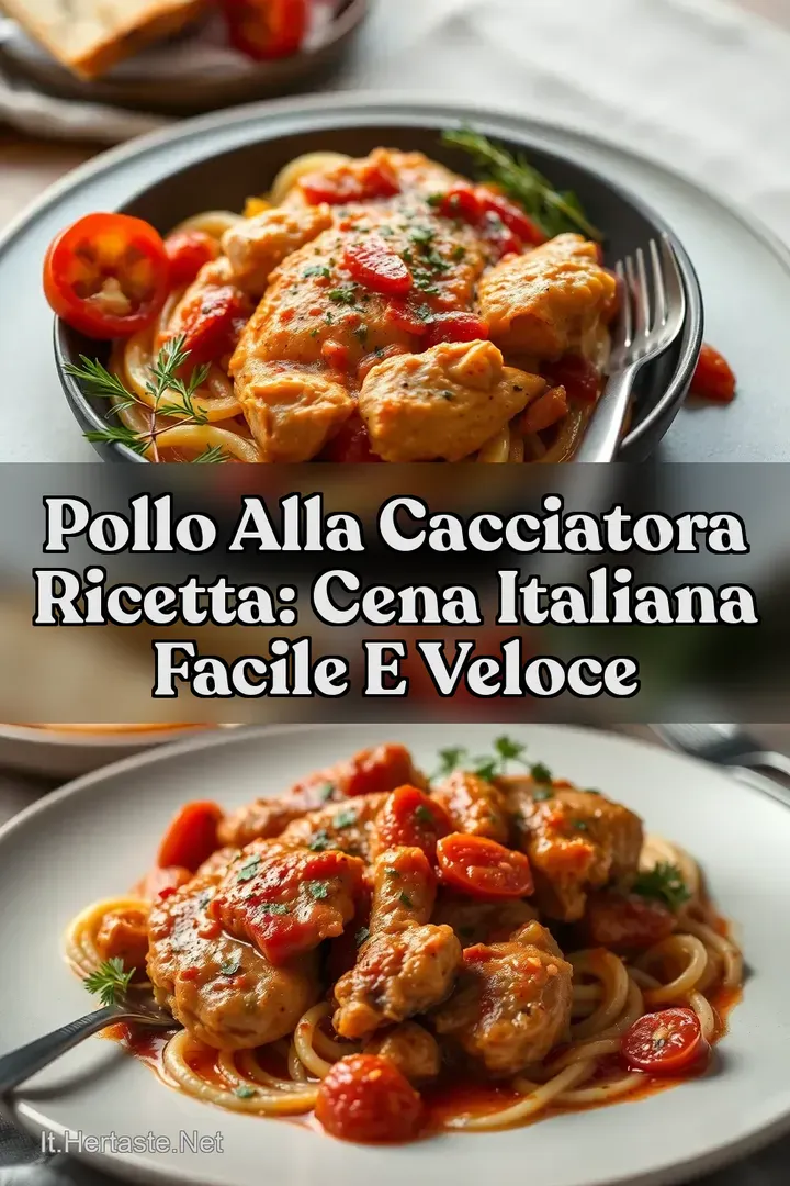 Pollo alla Cacciatora Ricetta: Cena Italiana Facile e Veloce