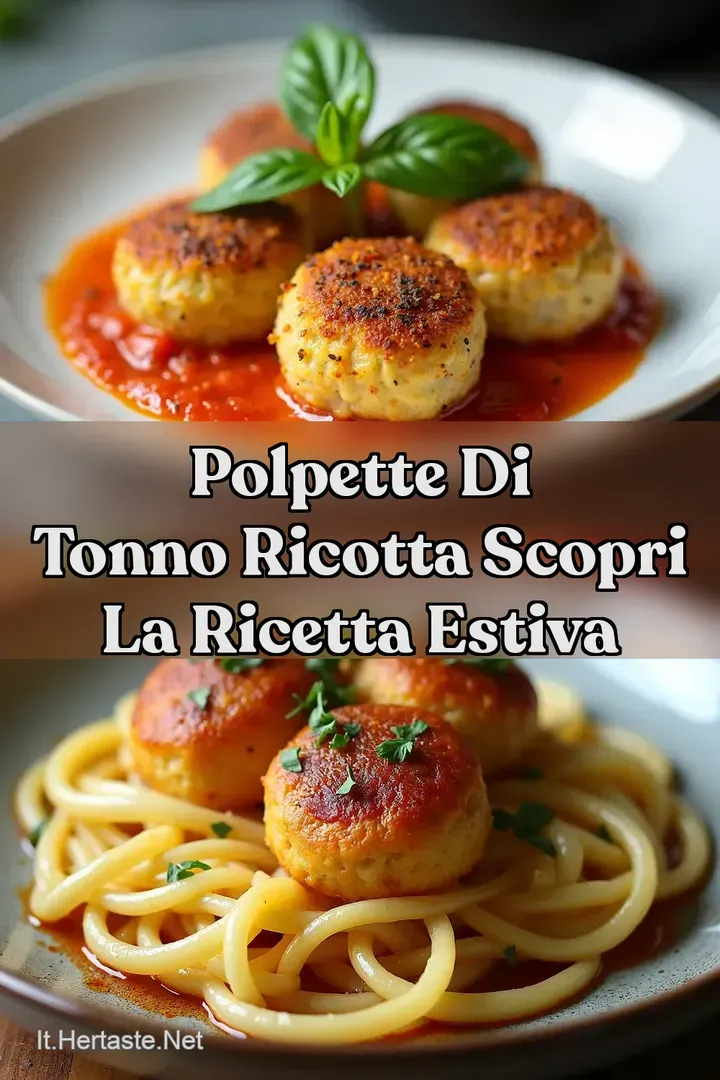 Polpette di Tonno Ricotta Scopri la Ricetta Estiva