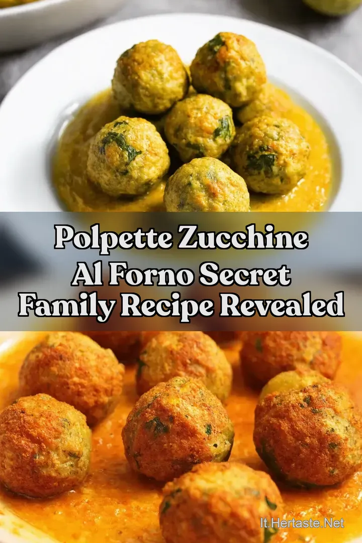 Polpette Zucchine Al Forno Secret Family Recipe Revealed