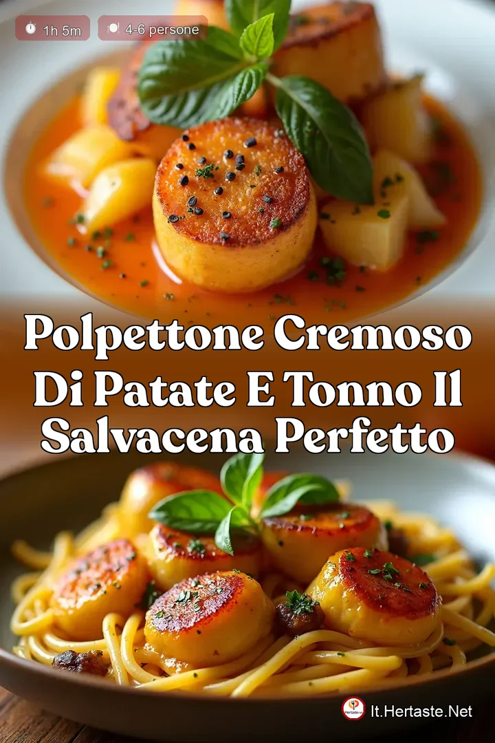 Polpettone Cremoso di Patate e Tonno Il Salvacena Perfetto