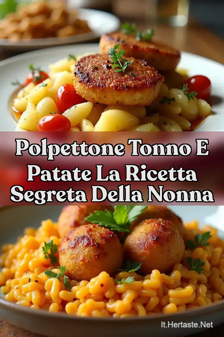 Polpettone Tonno e Patate La Ricetta Segreta della Nonna