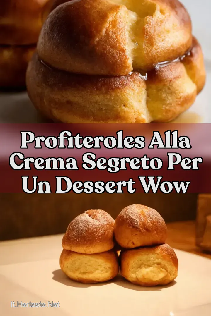 Profiteroles Alla Crema Segreto Per Un Dessert Wow