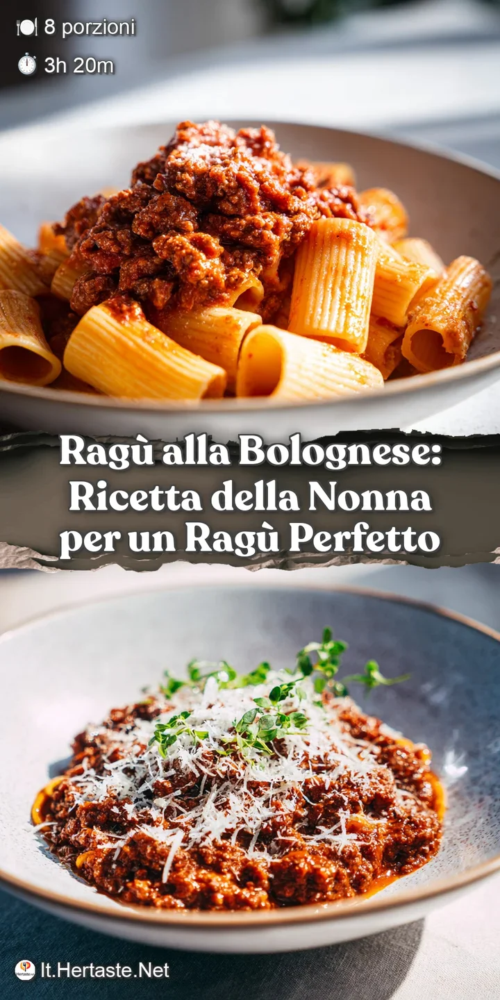 Close-up of thick, flavorful Bolognese sauce clinging to strands of pasta, showcasing the rich texture and savory steam.