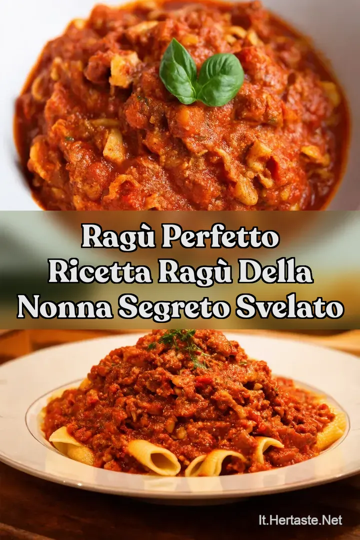 Rag&ugrave; Perfetto Ricetta Rag&ugrave; della Nonna Segreto Svelato