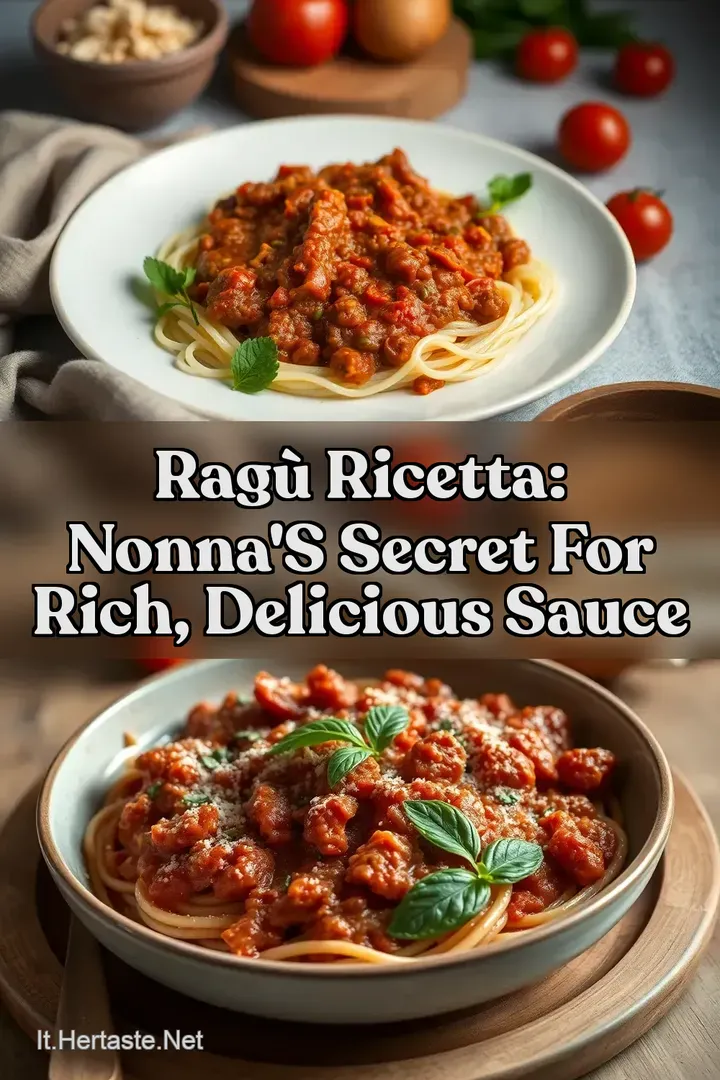 Rag&ugrave; Ricetta: Nonna s Secret For Rich Delicious Sauce