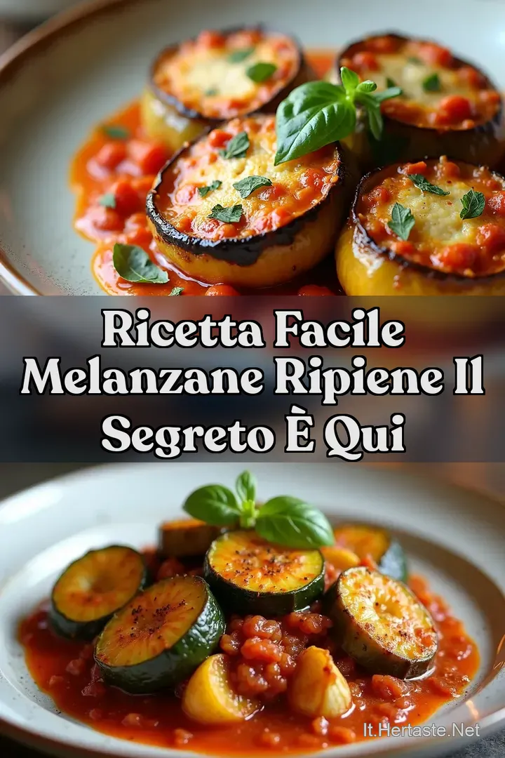 Ricetta Facile Melanzane Ripiene Il Segreto &egrave; Qui