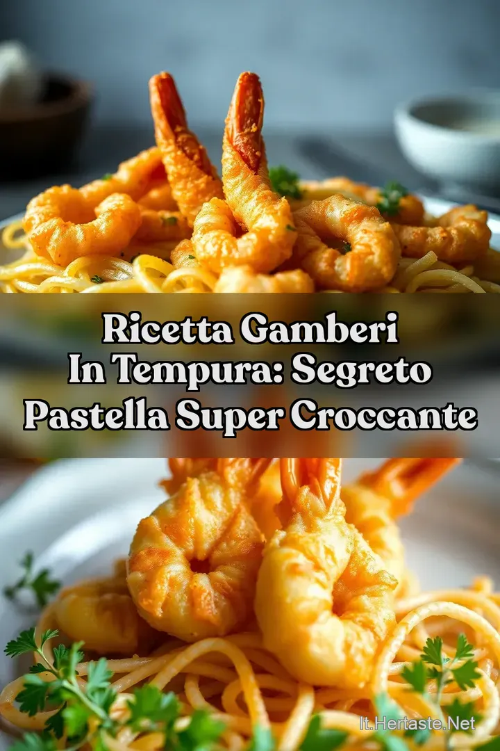 Ricetta Gamberi in Tempura: Segreto Pastella Super Croccante