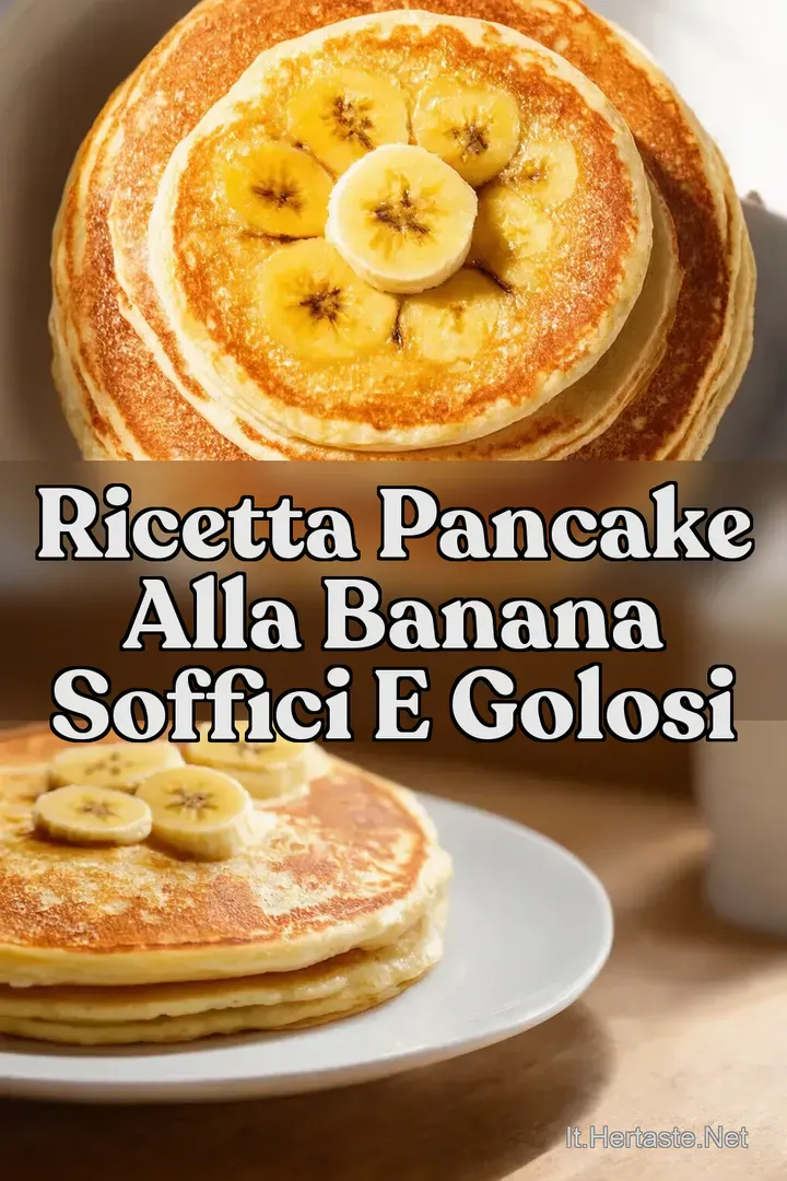 Ricetta Pancake alla banana Soffici e golosi