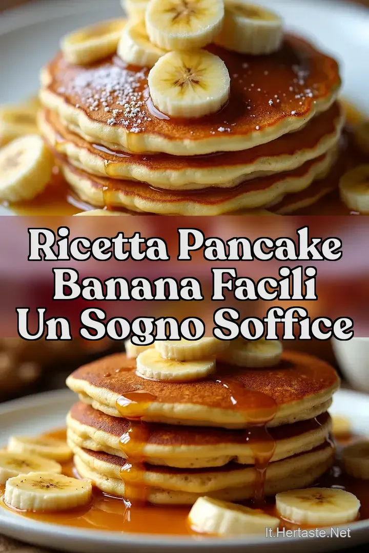 Ricetta Pancake Banana Facili Un Sogno Soffice
