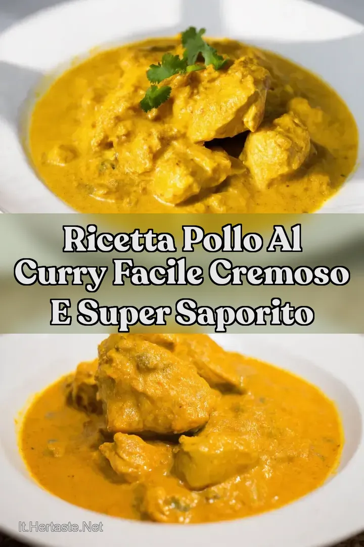 Ricetta Pollo al Curry Facile Cremoso e Super Saporito
