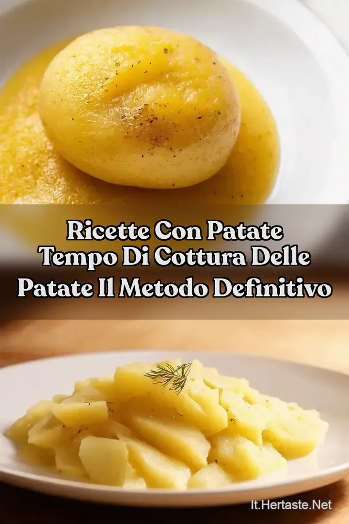 Ricette con Patate tempo di cottura delle patate Il Metodo Definitivo