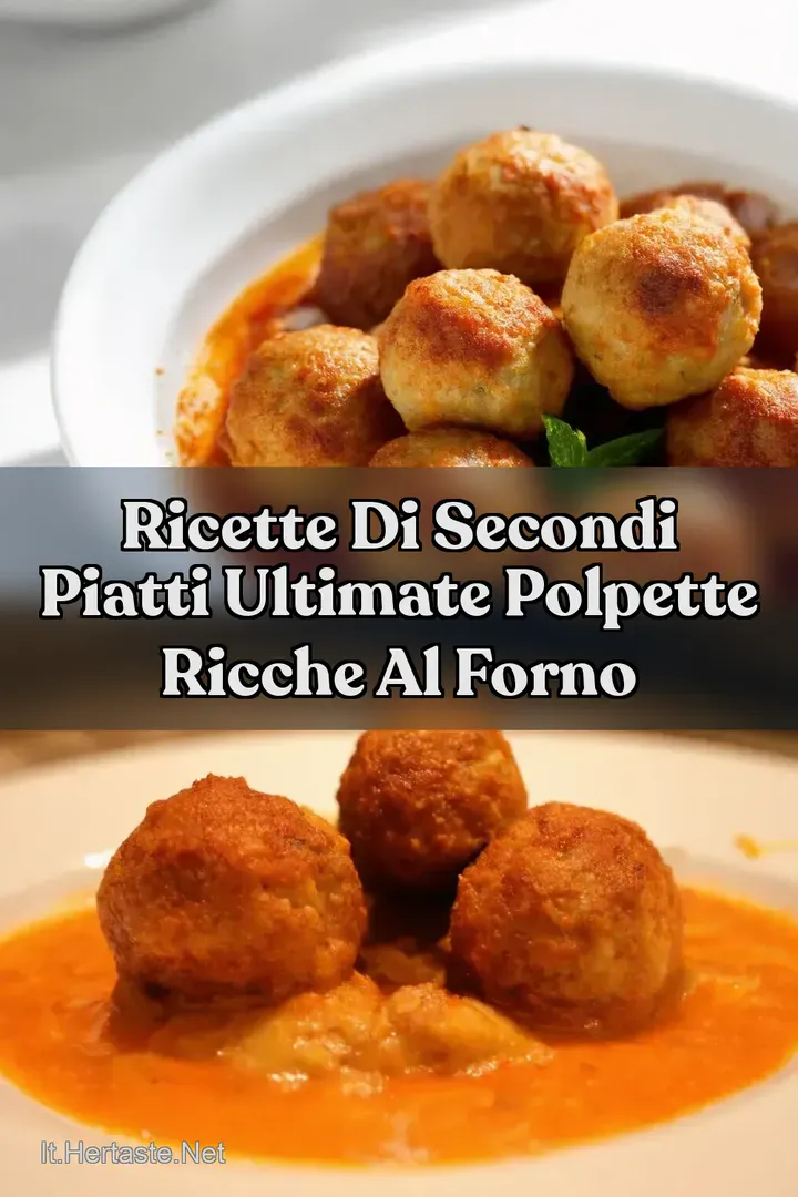 Ricette Di Secondi Piatti Ultimate Polpette Ricche al Forno