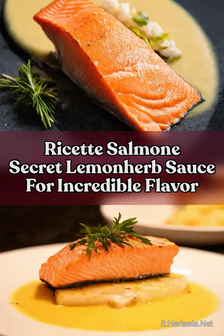 Ricette Salmone Secret LemonHerb Sauce for Incredible Flavor