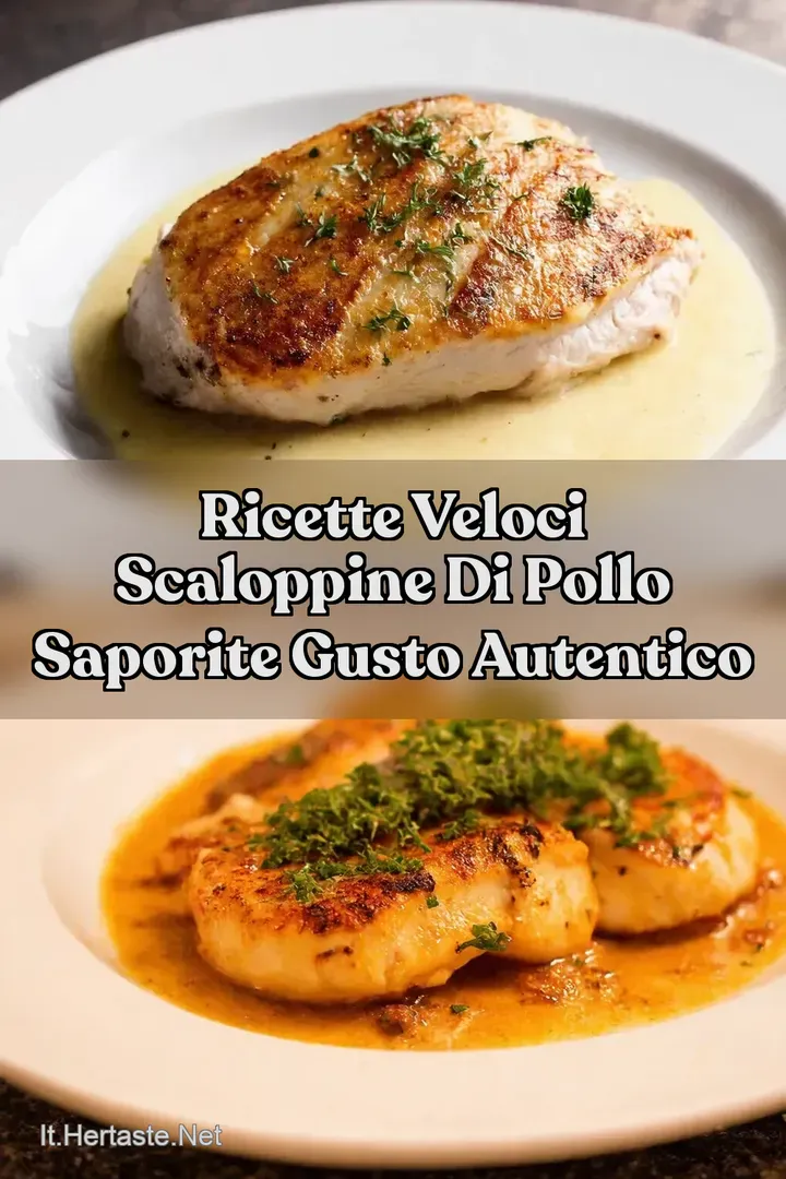 Ricette Veloci Scaloppine di Pollo Saporite Gusto Autentico