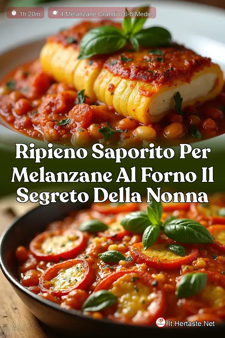 Ripieno Saporito per Melanzane al Forno Il Segreto della Nonna