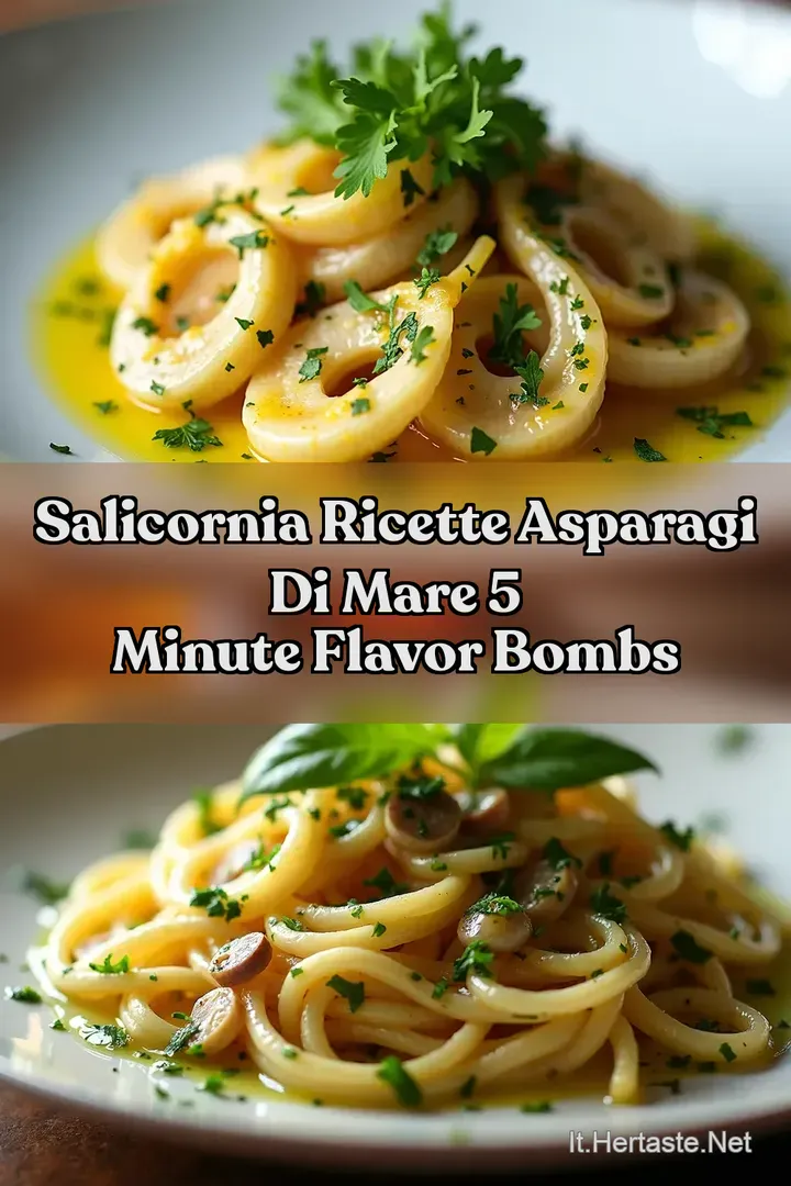 Salicornia Ricette asparagi di mare 5 Minute Flavor Bombs