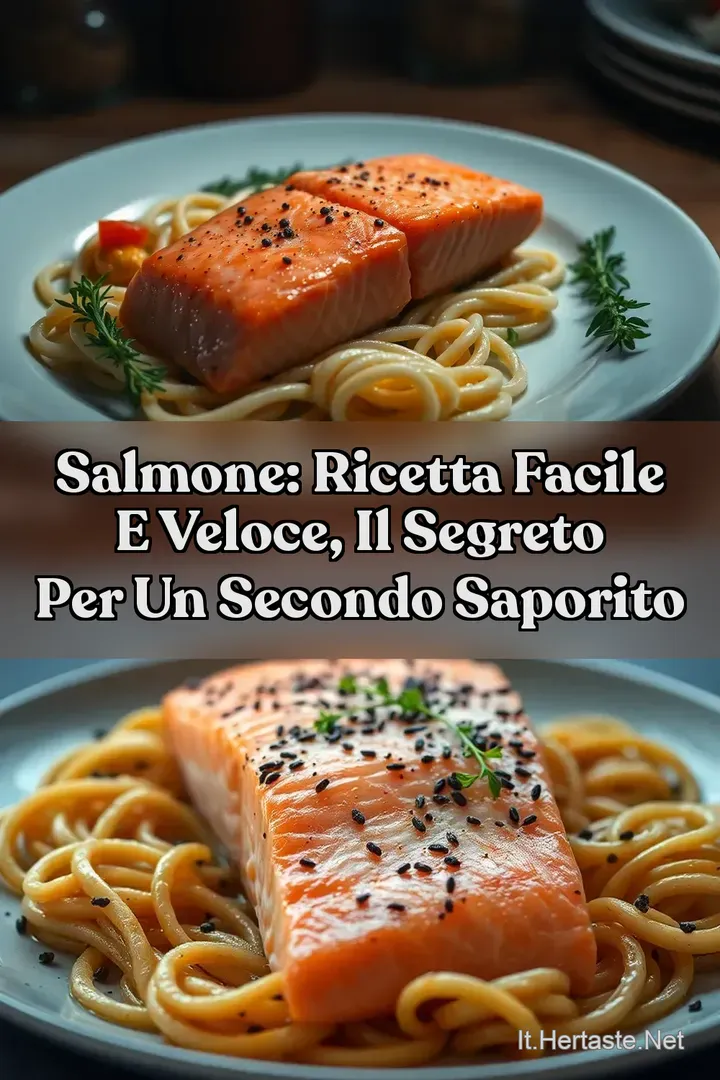 Salmone: Ricetta Facile e Veloce il Segreto per un Secondo Saporito