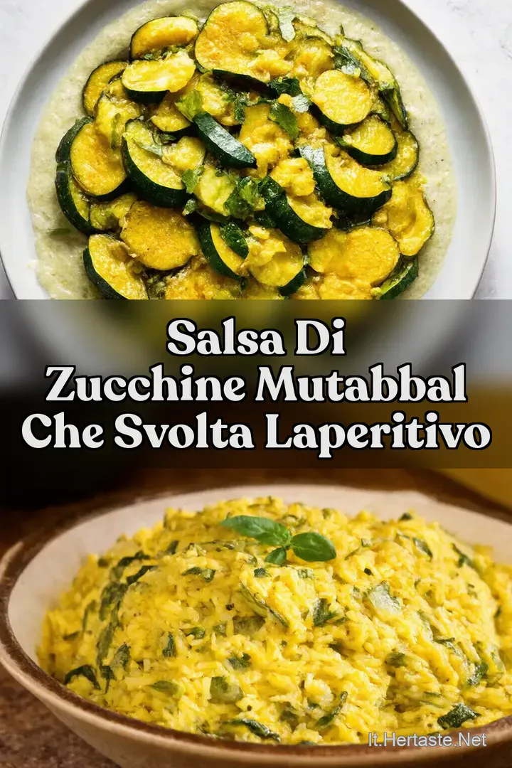 Salsa di Zucchine Mutabbal Che Svolta lAperitivo