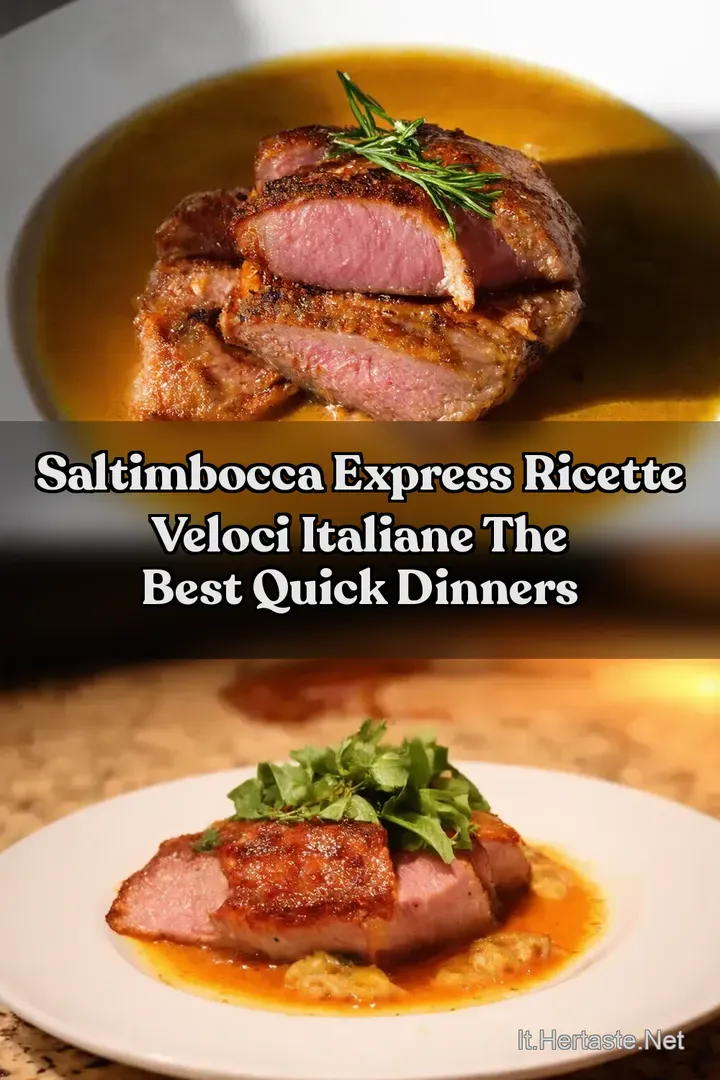 Saltimbocca Express Ricette veloci italiane The Best Quick Dinners