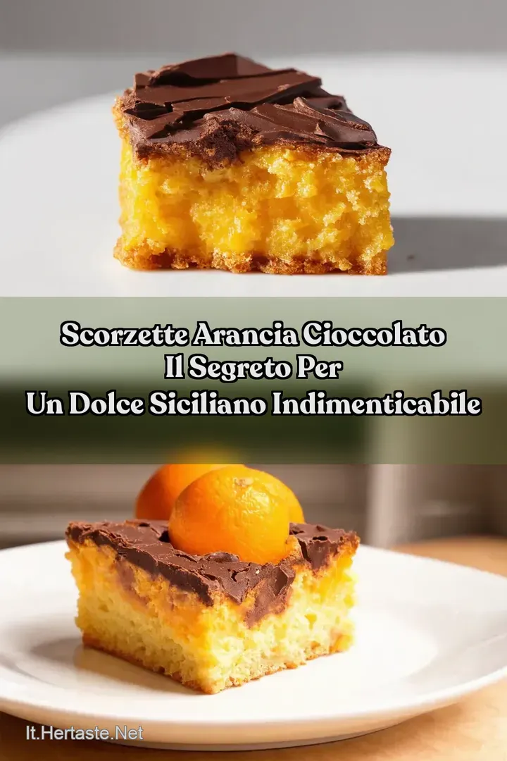 Scorzette Arancia Cioccolato Il Segreto per un Dolce Siciliano Indimenticabile