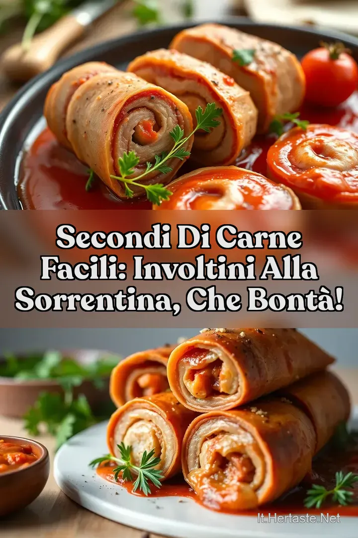 Secondi di Carne Facili: Involtini alla Sorrentina Che Bont&agrave;!
