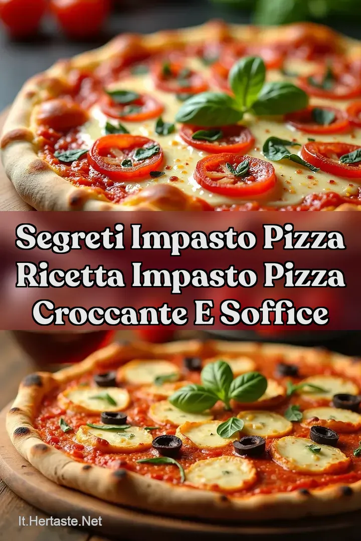 Segreti Impasto Pizza ricetta impasto pizza Croccante e Soffice