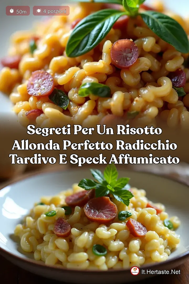Segreti per un Risotto allOnda Perfetto Radicchio Tardivo e Speck Affumicato
