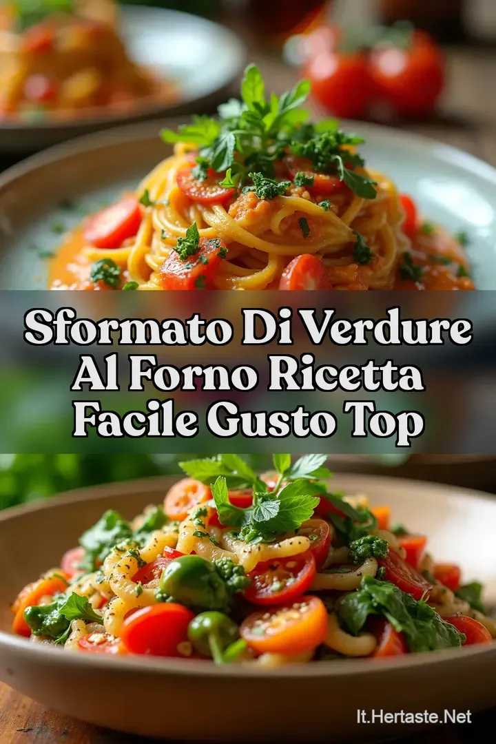 Sformato di Verdure al Forno Ricetta Facile Gusto Top