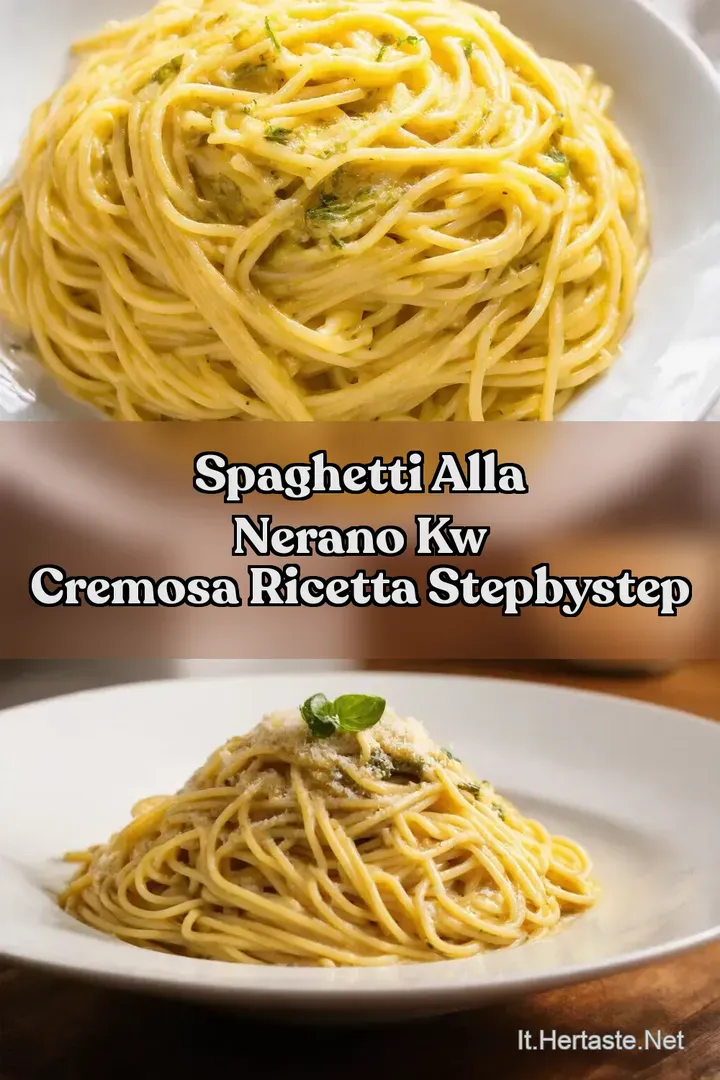 Spaghetti alla Nerano kw Cremosa Ricetta StepbyStep