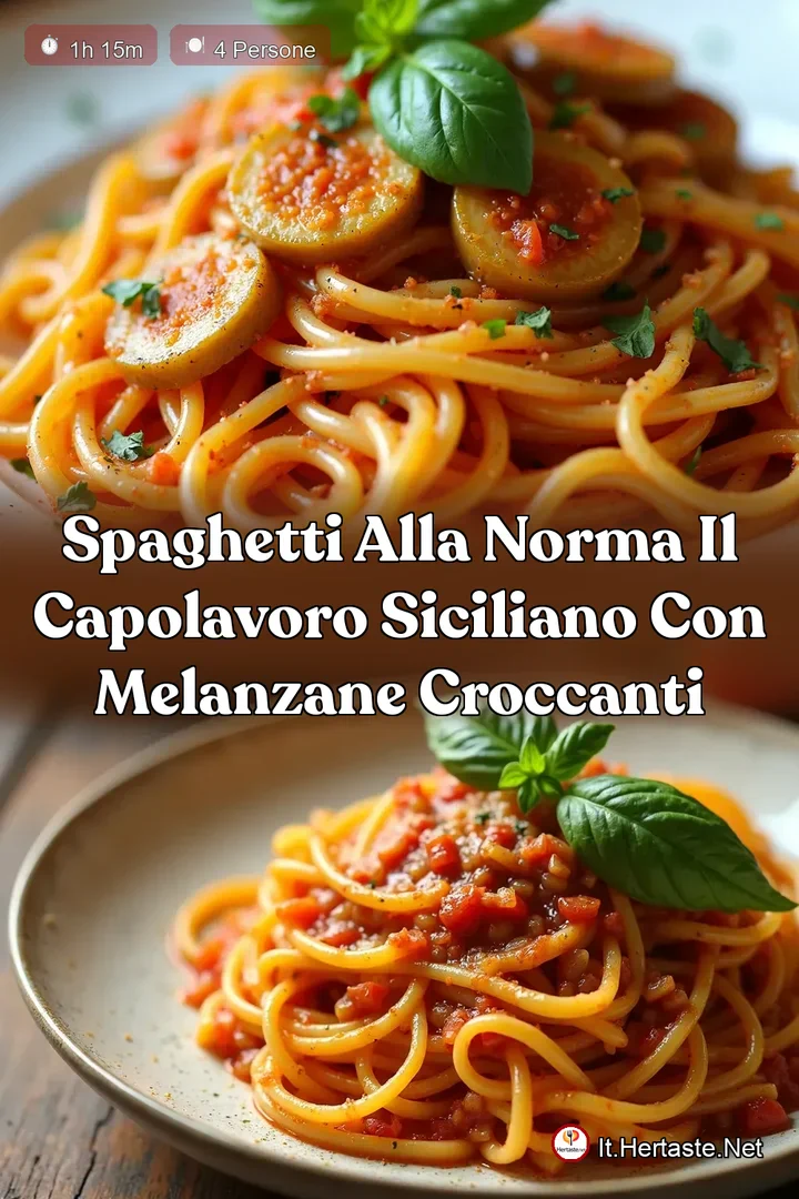 Spaghetti alla Norma Il Capolavoro Siciliano con Melanzane Croccanti