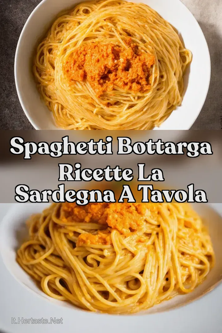 Spaghetti Bottarga Ricette La Sardegna a Tavola