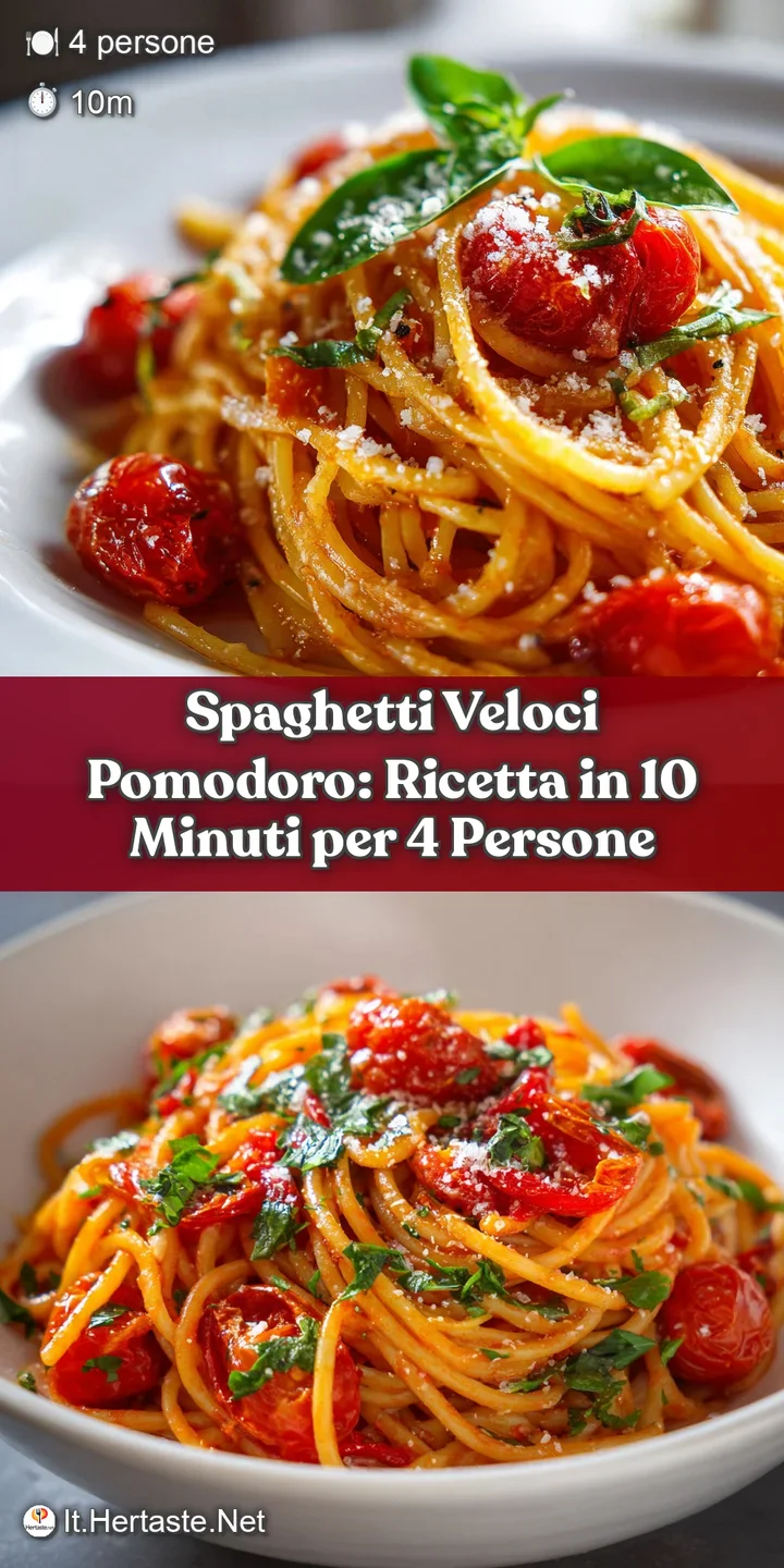 Close-up showcasing the glistening, vibrant red sauce clinging to the spaghetti, with fresh herbs and chili flakes.